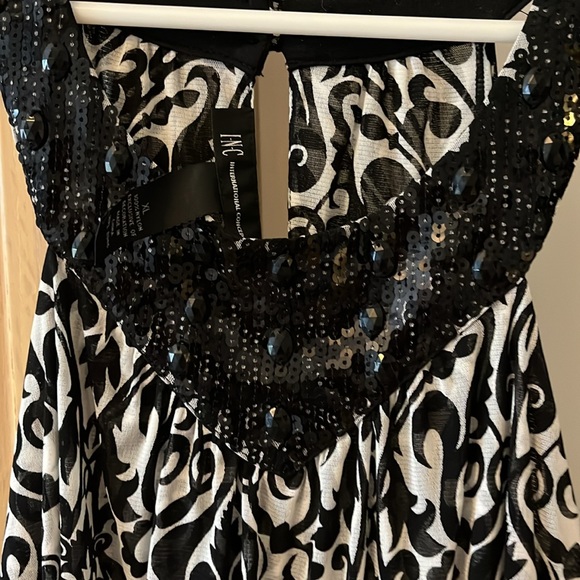 INC international concepts black and white tank - Picture 2 of 4